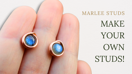 "Marlee" DIY Wire Stud Earrings: Step-by-Step Guide