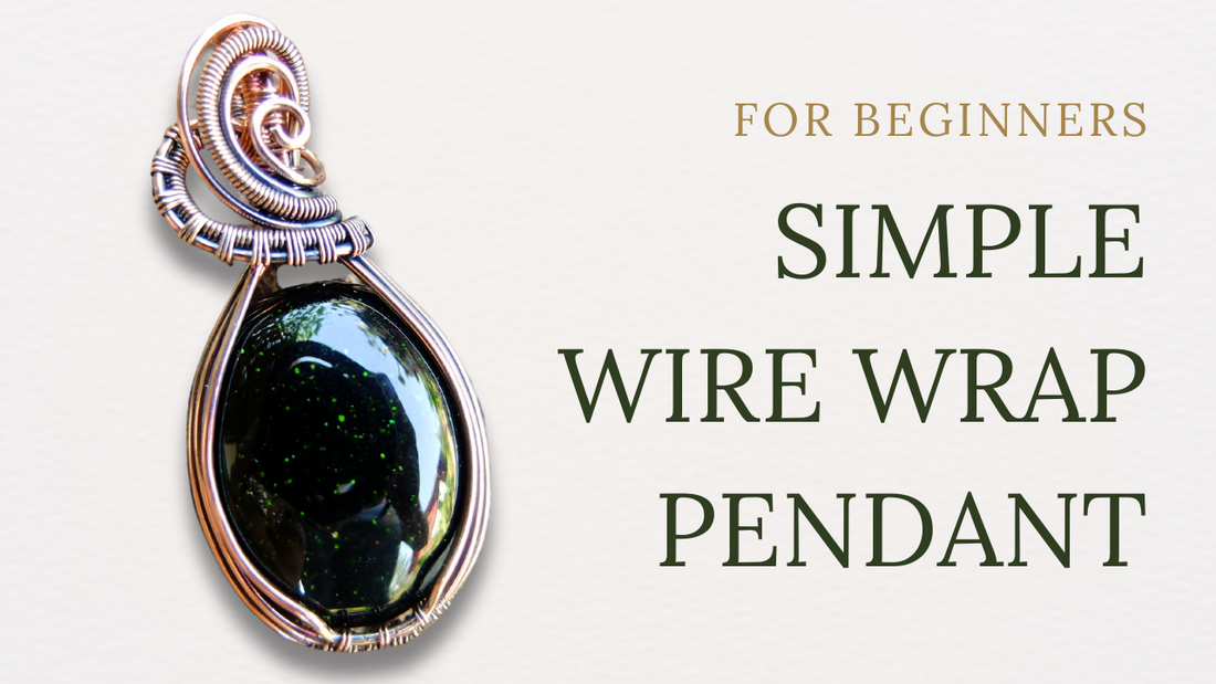 Beginner Wire Weave Pendant: Step-by-Step Tutorial