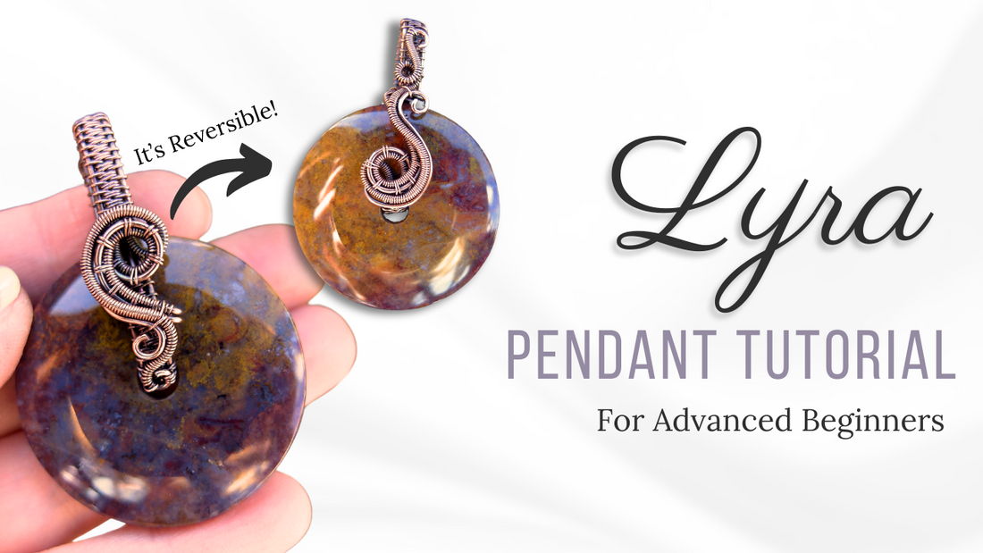 Wire Wrapped "Lyra" Pendant Tutorial for Donut-Shaped Stones