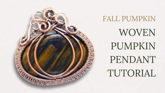 "Fall Pumpkin" Wire Wrapped Pumpkin Pendant Tutorial: Step-by-Step Guide