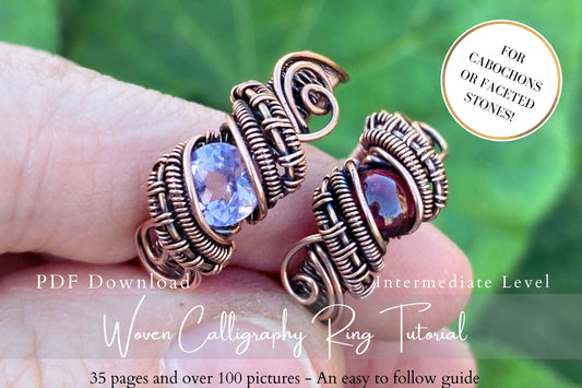 Woven Calligraphy Ring Tutorial