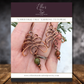 "Celtic Christmas Tree" Earrings Tutorial