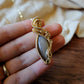 Silky Grey Moonstone Pendant in 14K Gold-Fill