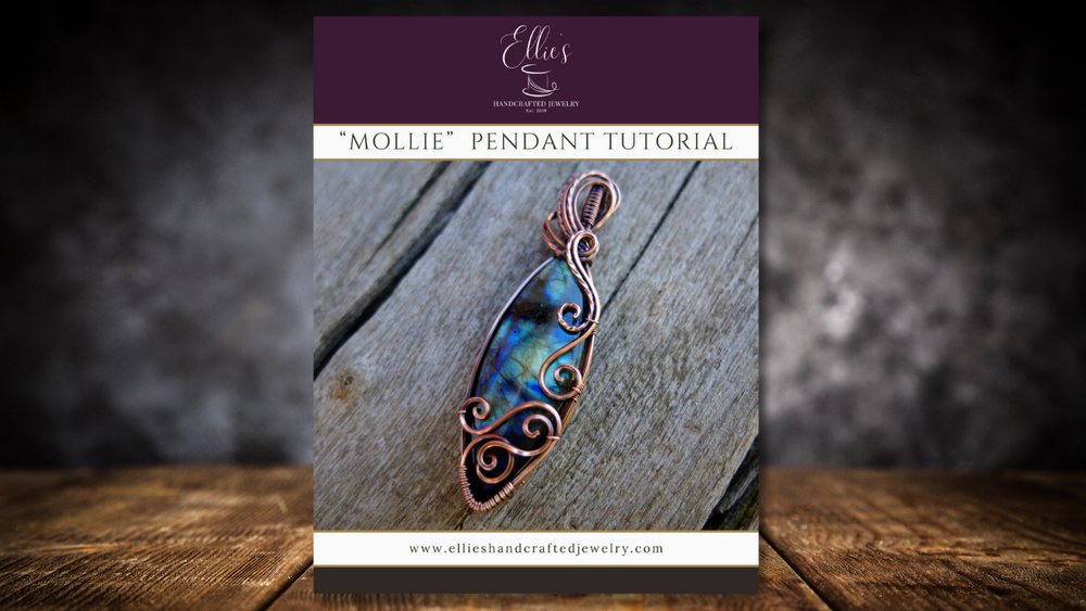 "Mollie" Wire Wrapped Pendant Tutorial - PDF File Only